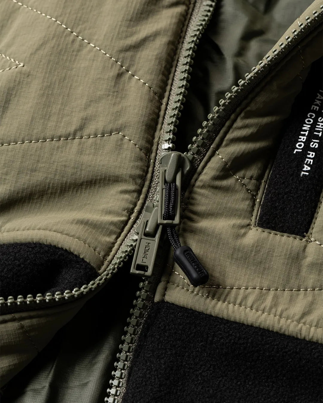 TBPR / T QUILT FLEECE JACKET 'Olive'