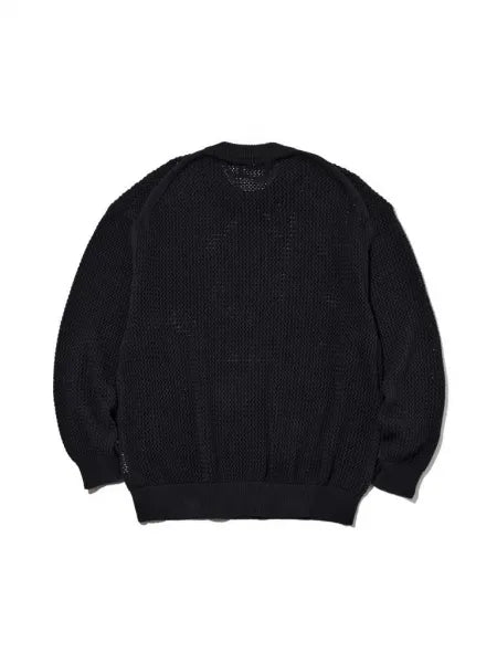 DELUXE JUNGLE WAFFLE KNIT 'BLACK'