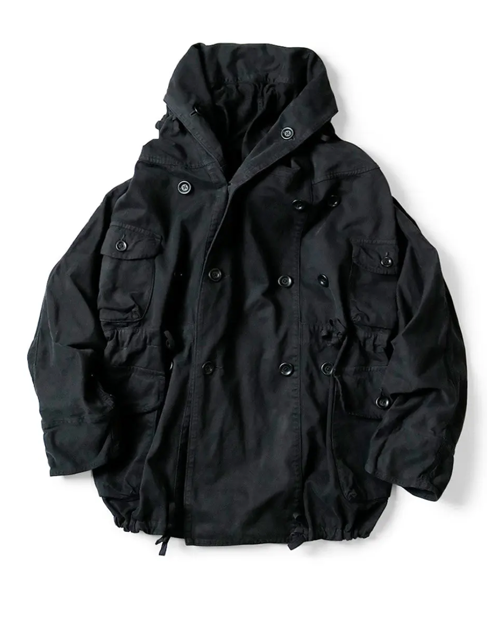 KAPITAL Katsuragi Cotton RING Coat 'Black' Kapital
