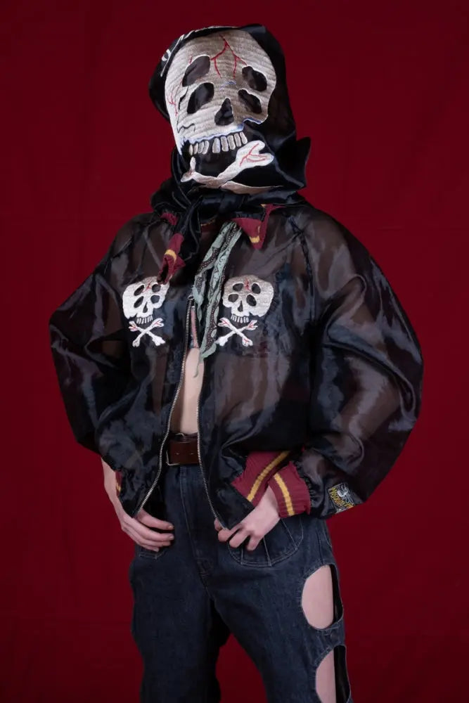 KAPITAL Sheer Pearl Souvenir JKT (RAIN SKULL) Kapital