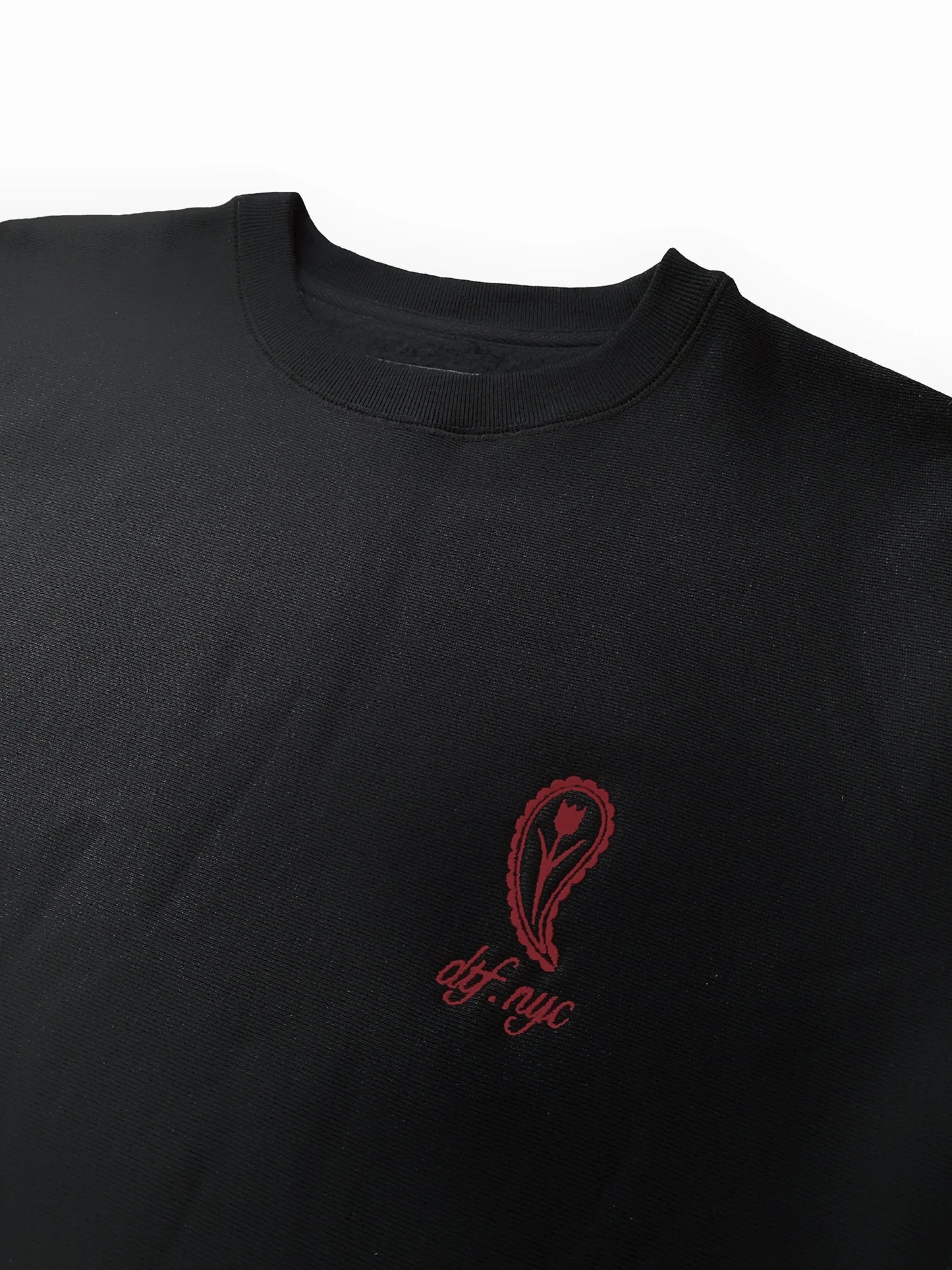 DTF Paisley Tulip Sweatshirt 'BLACK'