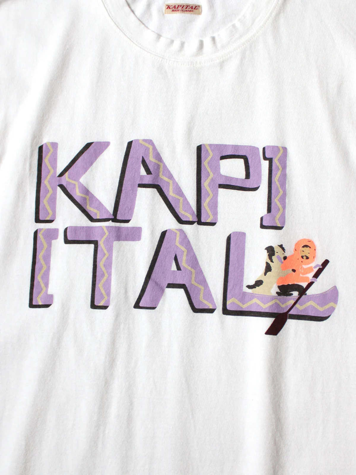 KAPITAL 20/-JERSEY CREW T (CANOE KAPITAL) 'PURPLE'