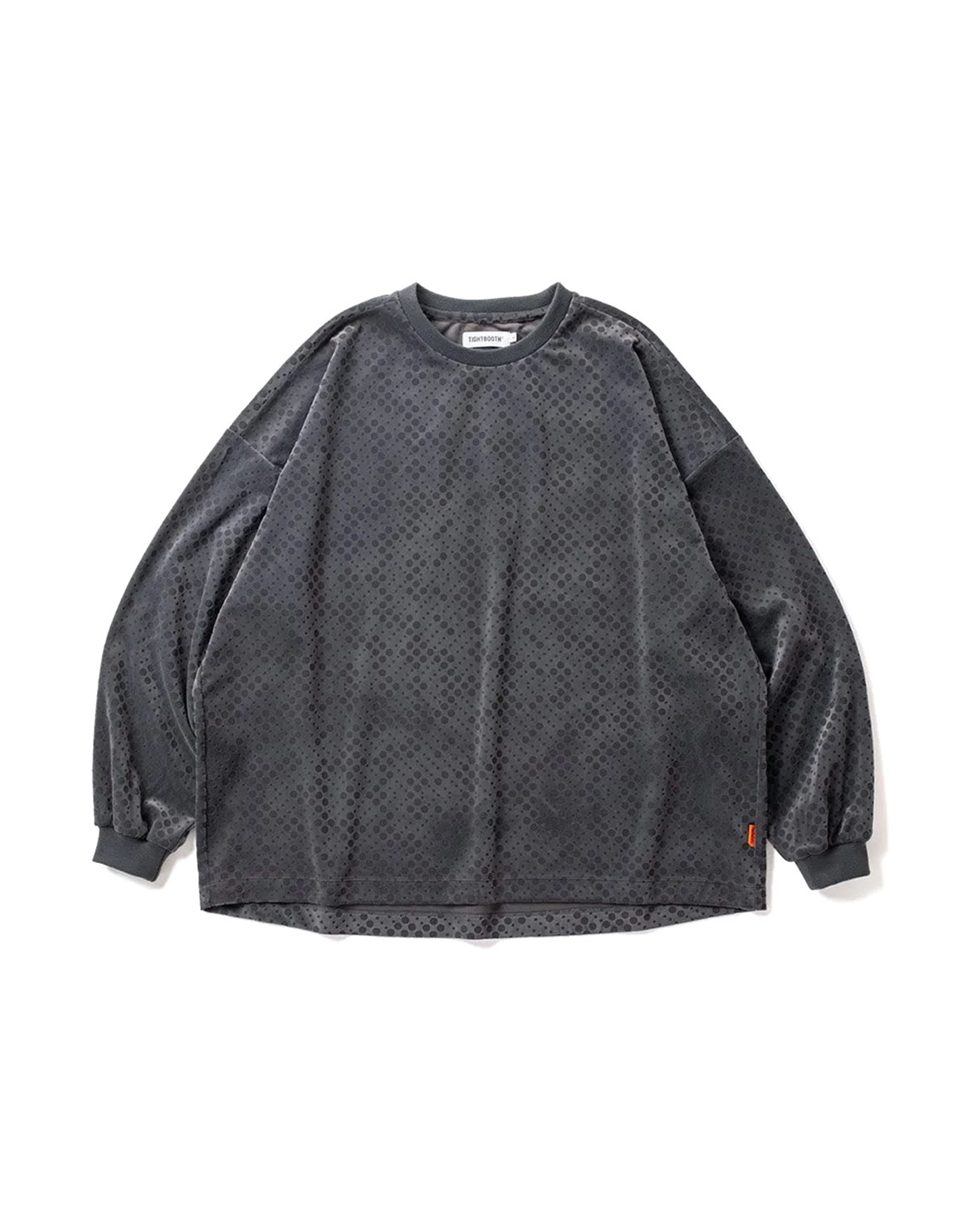 TBPR / Dot Vlour Long Sleeve 'Charcoal'