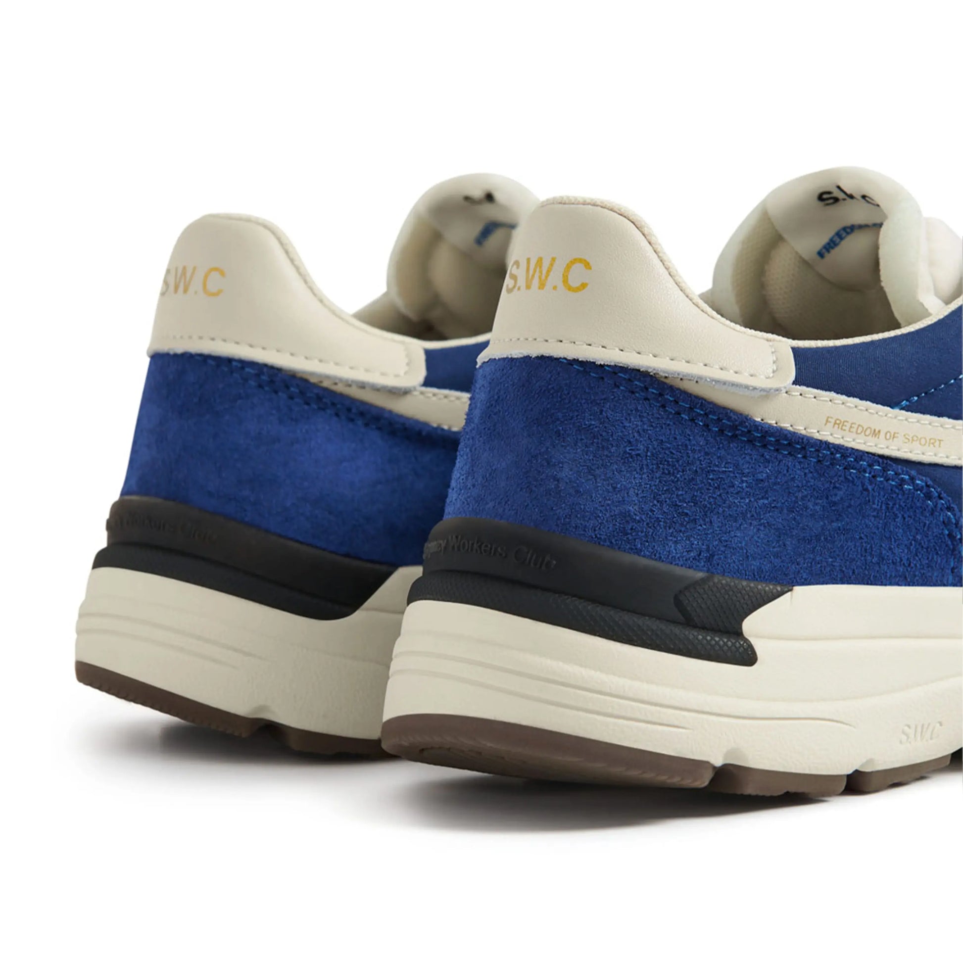 Osier S-Strike Suede Mix Sneakers 'Blue' Stepney Workers Club
