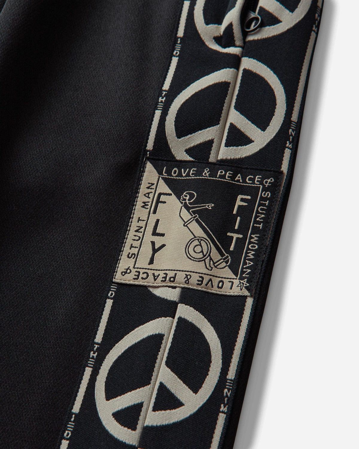 KAPITAL SMOOTH JERSEY TH.D.D. TRACK PANT 'BLACK'