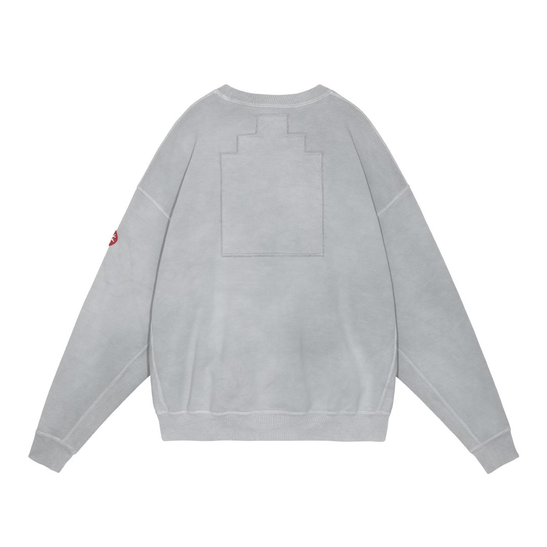 OVERDYE All Mod Coms CREW NECK 'Grey'