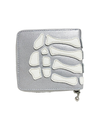 KAPITAL THUMB UP BONE BAND ZIP Wallet 'Silver' Kapital