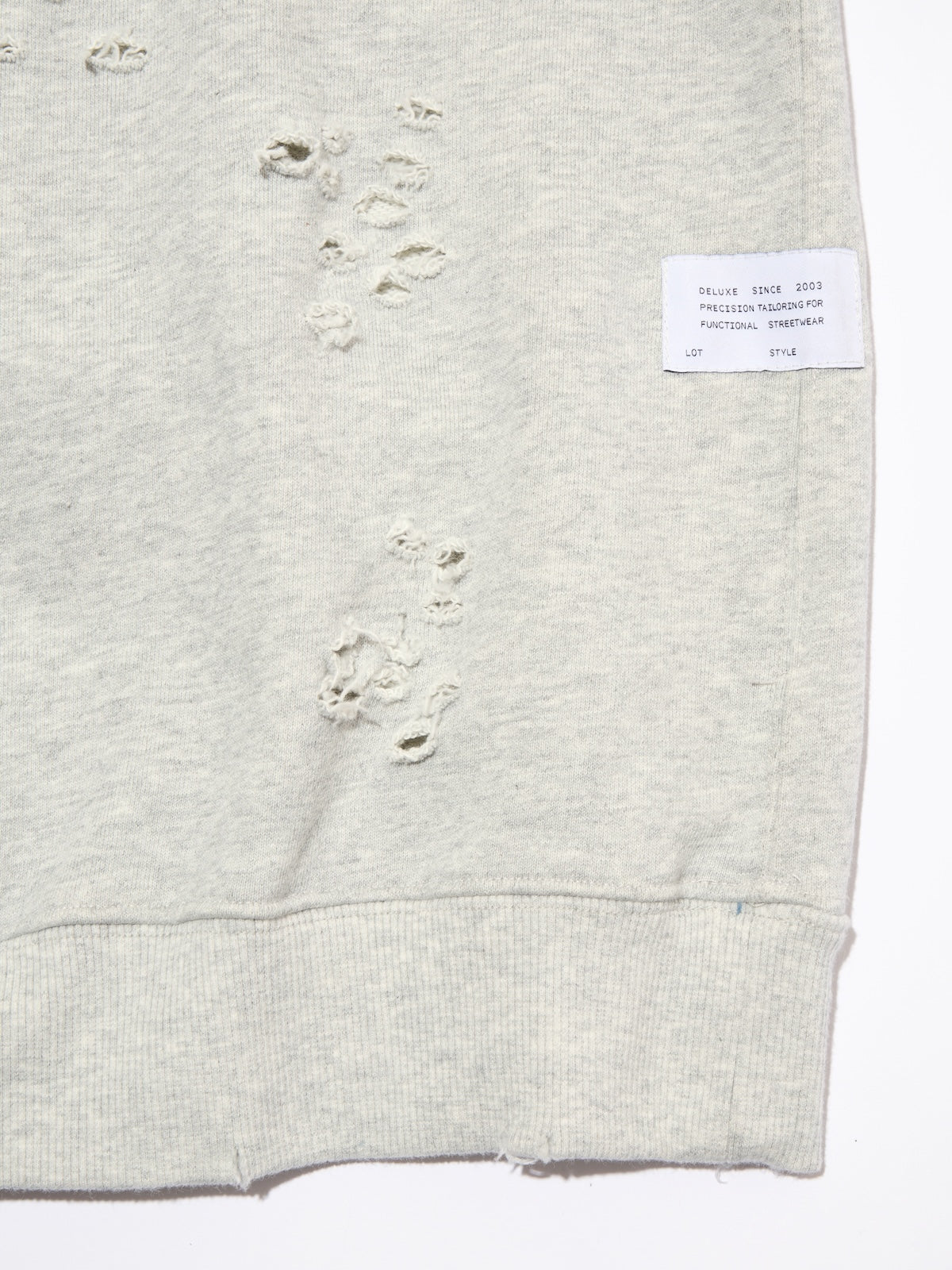 DELUXE SABOTAGE CREWNECK 'GREY'