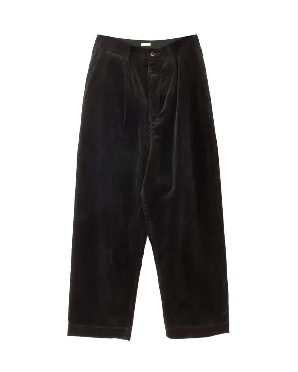 KAPITAL 7W Corduroy High Waisted NIME Pants 'Black' Kapital
