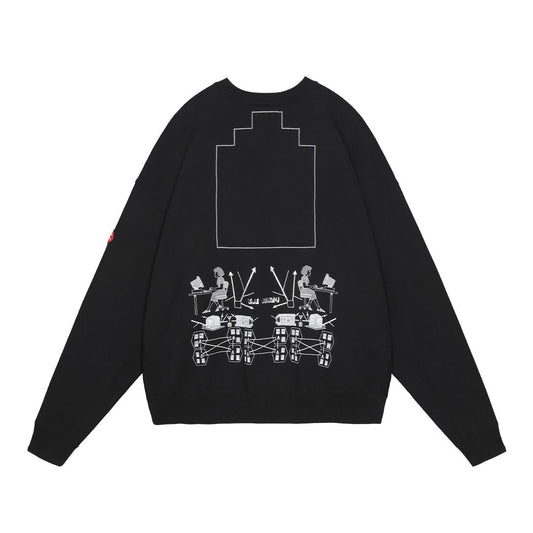 CHANNEL ENCODING CREW NECK 'Black'