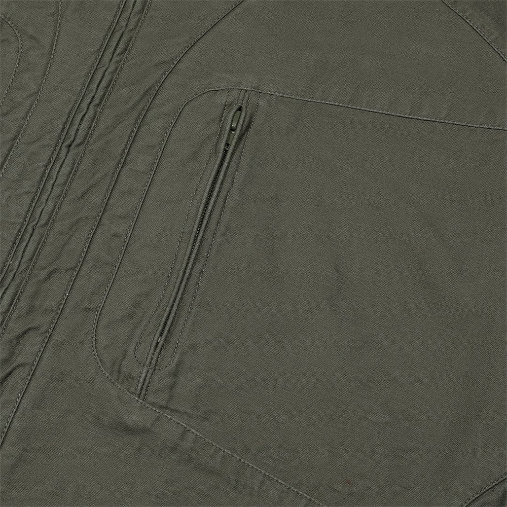 Cotton Active Zip Jacket 'Khaki'