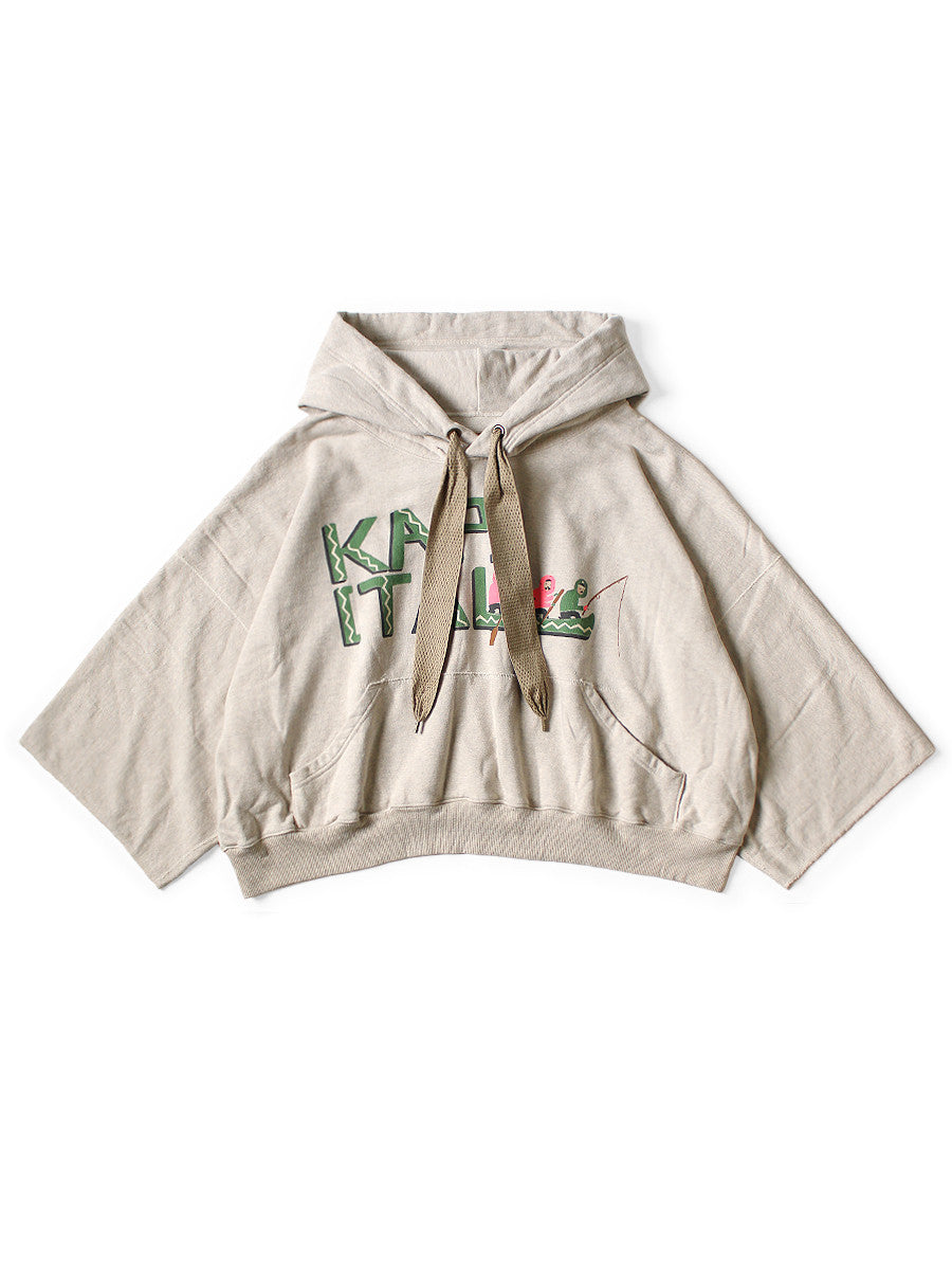 KAPITAL TOP SWT KNIT DEVIL HOODIE (CANOE KAPITAL) 'GREEN'