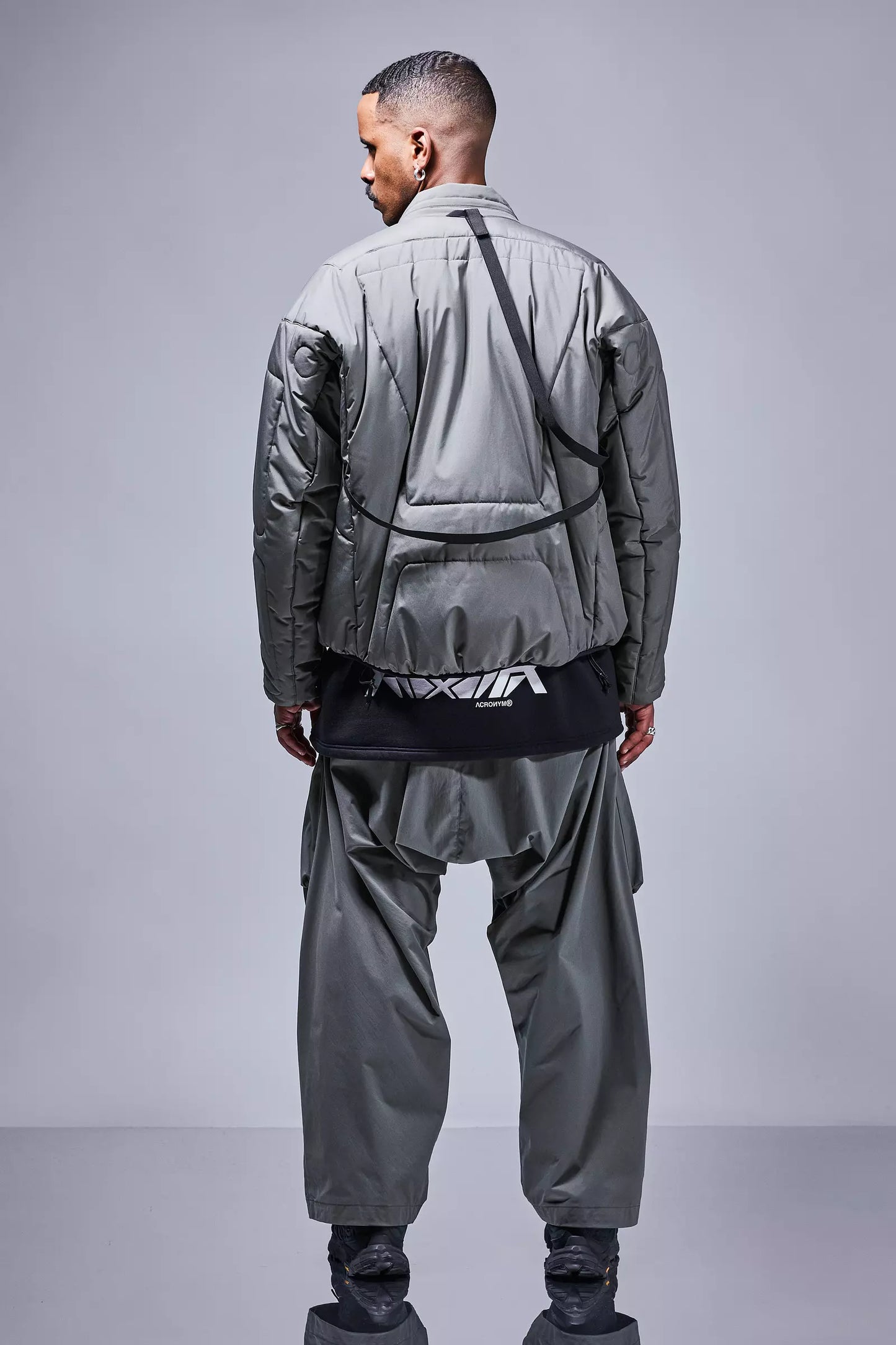 J91A-WS Windstopper® PrimaLoft® Modular Jacket 'Grey/Black'