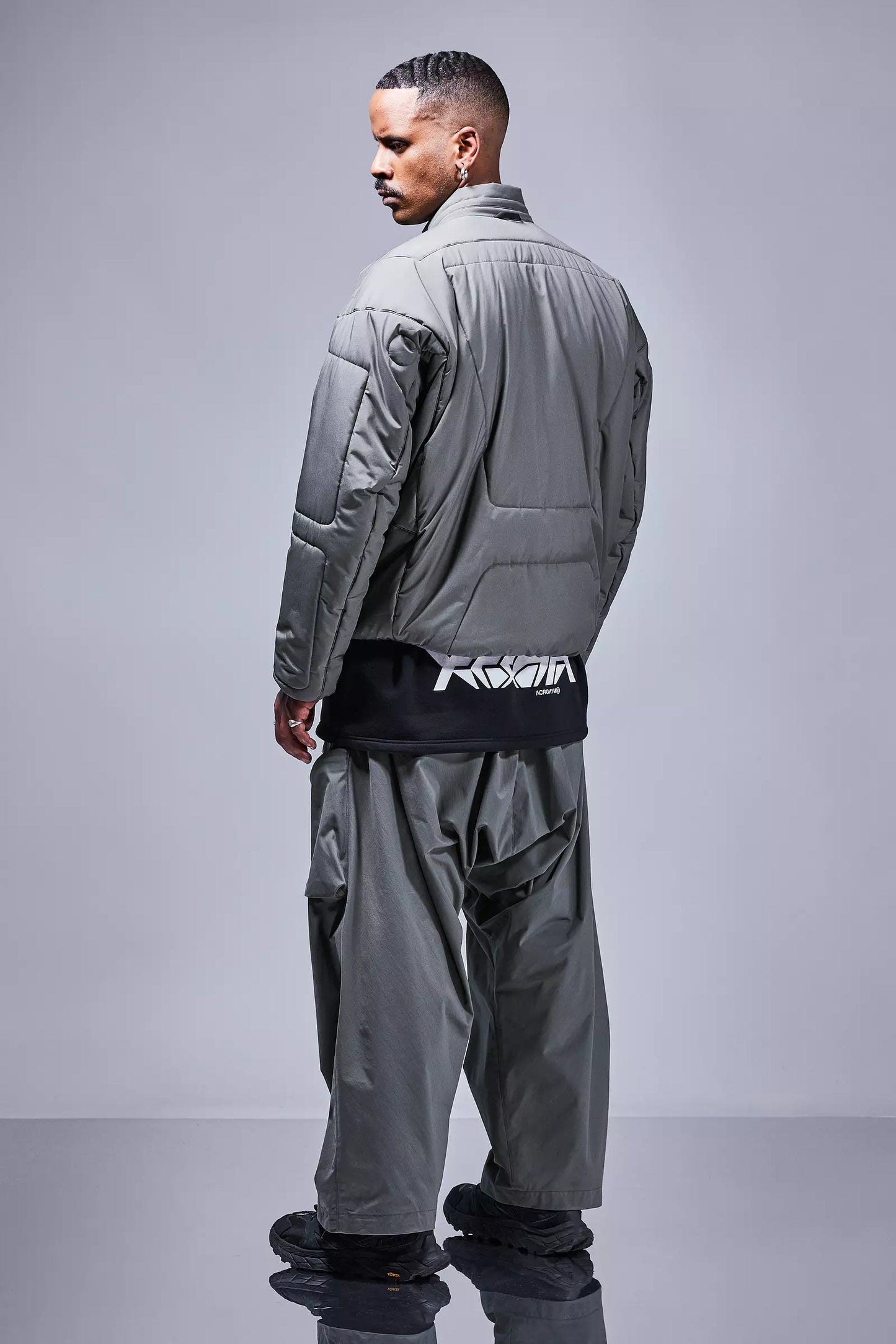 J91A-WS Windstopper® PrimaLoft® Modular Jacket 'Grey/Black'