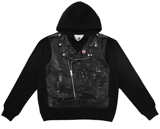 THE SALVAGES MOTO REAL LIES OS HOODIE