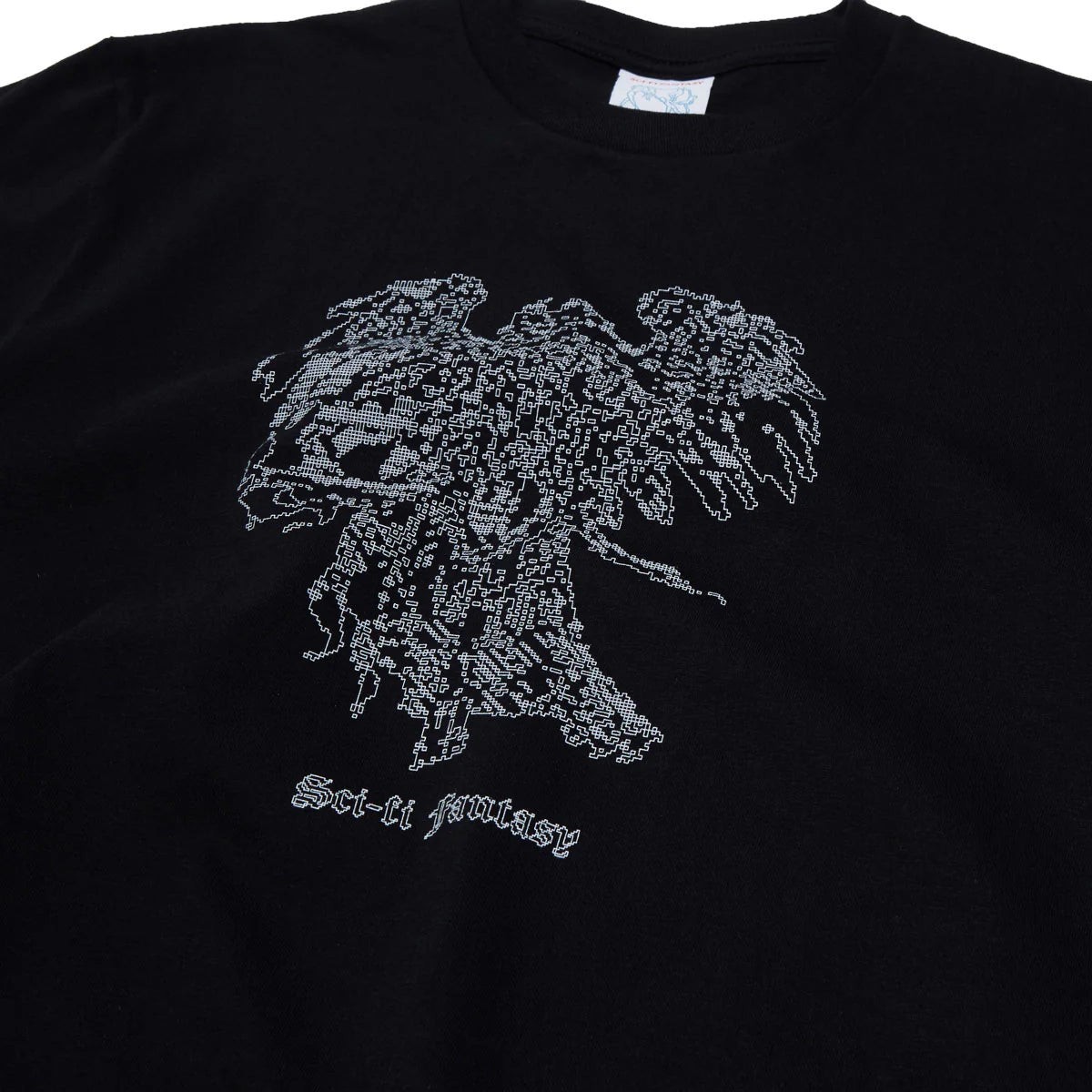 SCI-FI FANTASY ANGEL TEE 'BLACK'