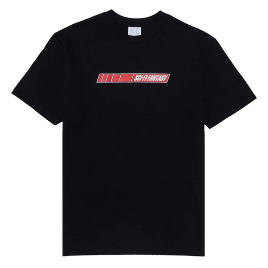 SCI-FI FANTASY QUICK STRIPE TEE 'BLACK'