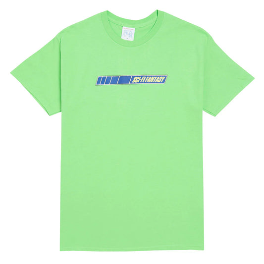 SCI-FI FANTASY QUICK STRIPE TEE 'LIME'