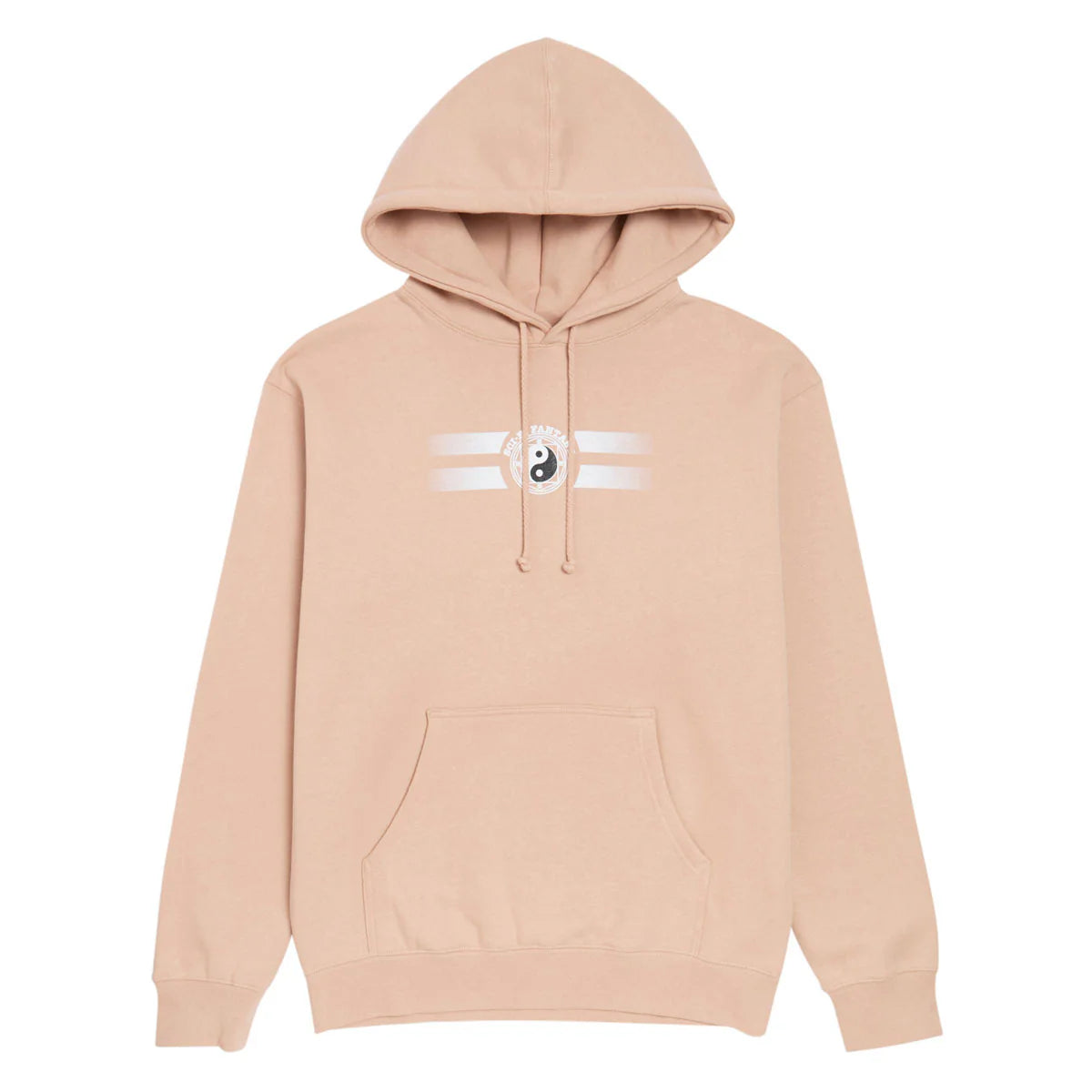 SCI-FI FANTASY YIN YANG HOODED FLEECE 'DUSTY PINK'