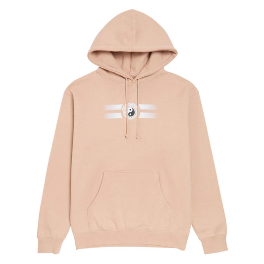 SCI-FI FANTASY YIN YANG HOODED FLEECE 'DUSTY PINK'