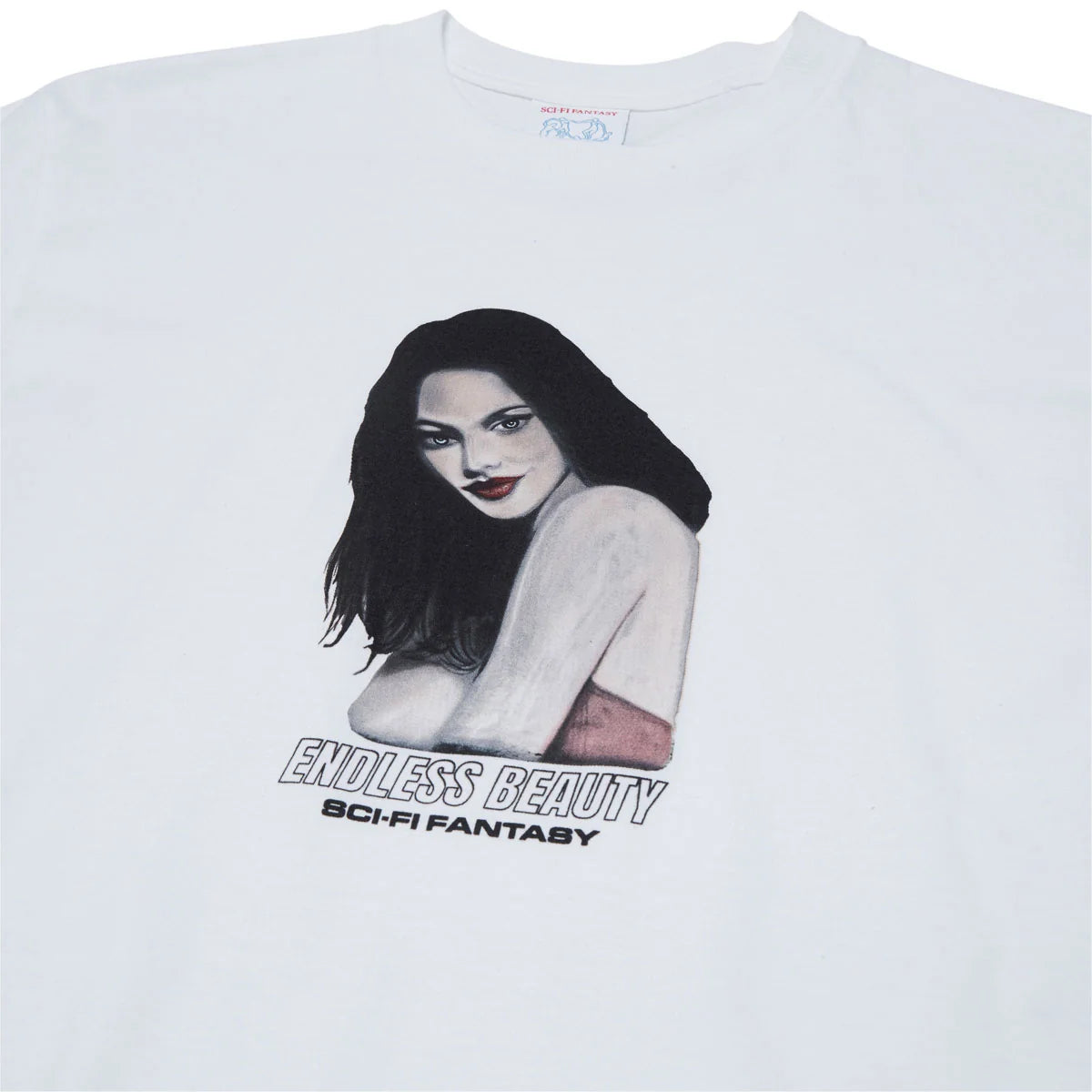 SCI-FI FANTASY GLASS WOMAN TEE 'WHITE'