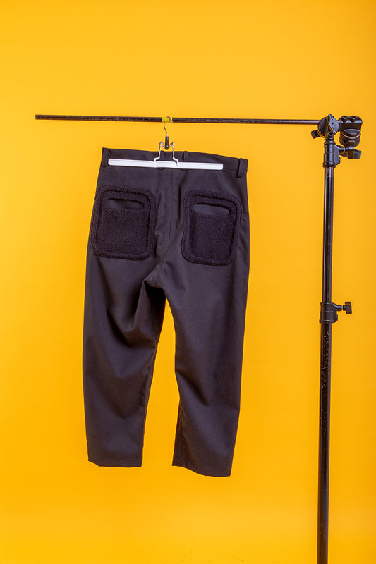 biscuithead Patch Pocket Pants 'Black'