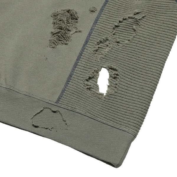 Plague Wide Rib Cut Crew Neck