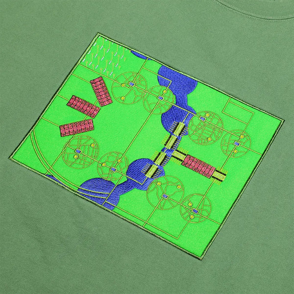Overdye Diagram Short Sleeve Crew Neck