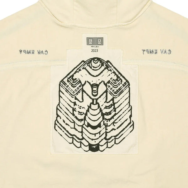 Overdye Taped Light Zip Hoody