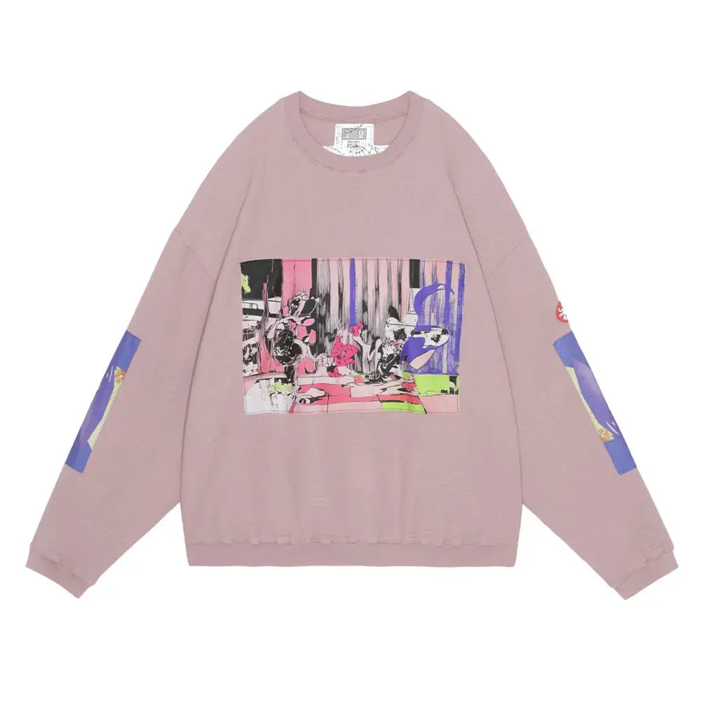 CAV EMPT CRV GAUZE CREW NECK 'PURPLE' Cav Empt