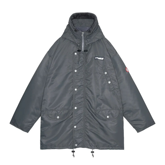 CAV EMPT SYNTH FUR HOOD ZIP COAT 'GREY'