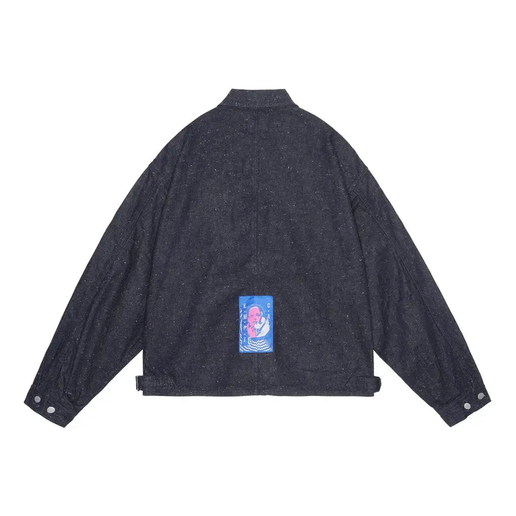 CAV EMPT NEP DENIM TRUCKER JACKET 'INDIGO' Cav Empt
