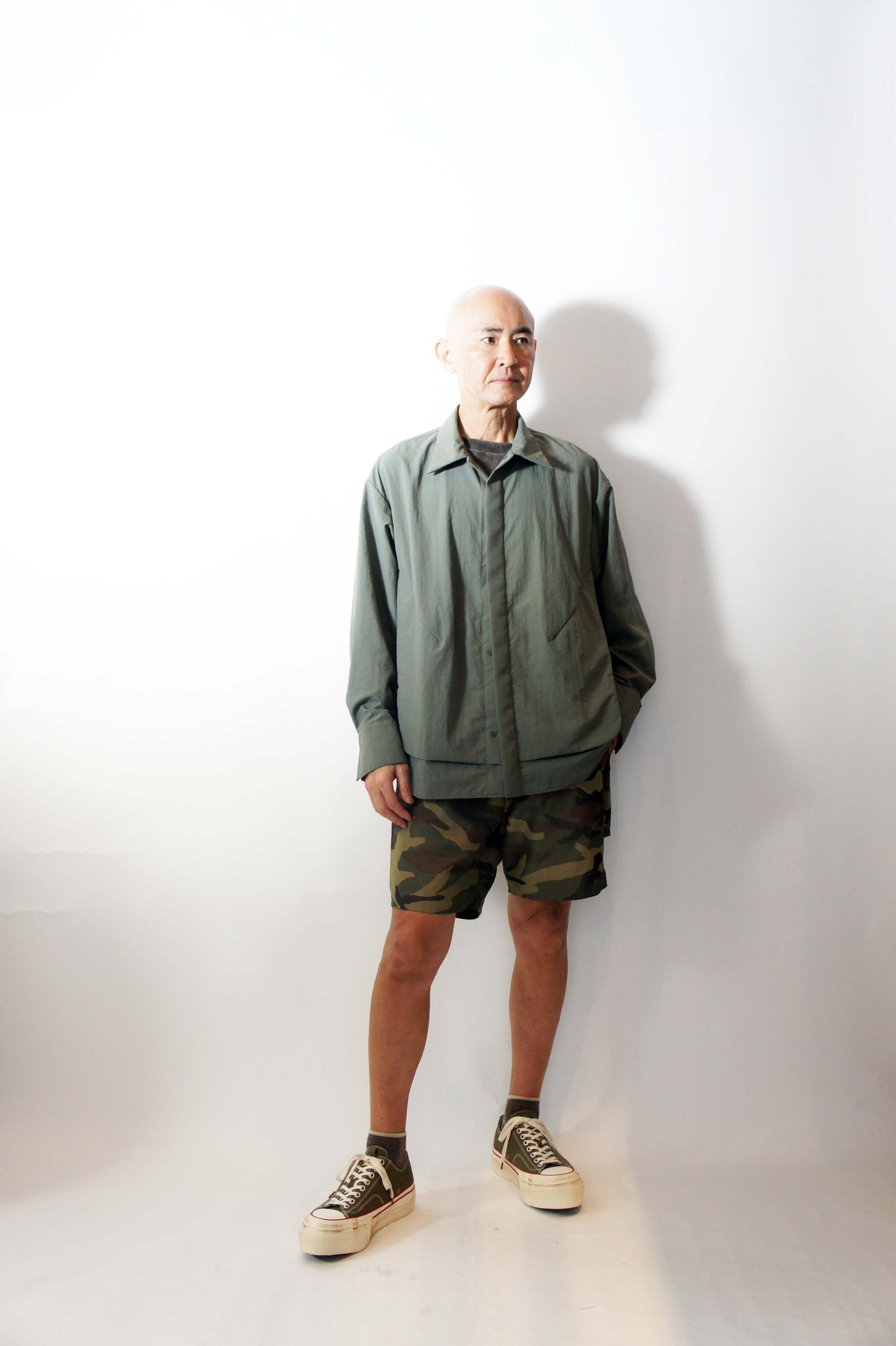 CCP LS-AB104 LIGHT SHELL SHIRT 'KHAKI'