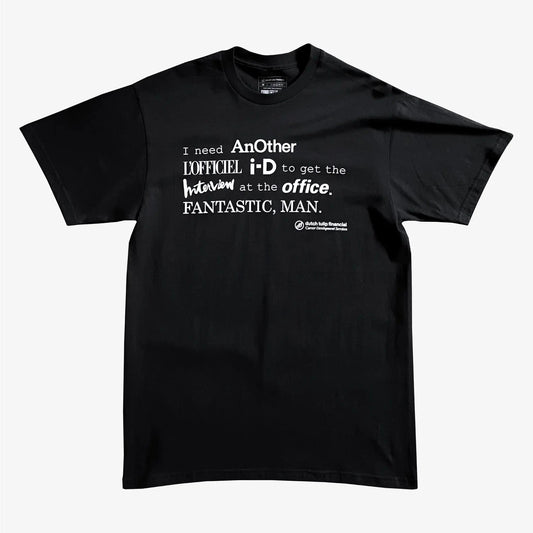 DUTCH TULIP FINANCIAL MAGAZINES TEE 'BLACK'