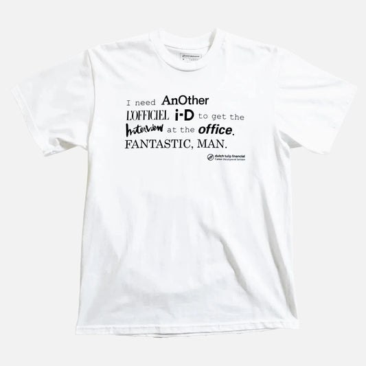 DUTCH TULIP FINANCIAL MAGAZINES TEE 'WHITE'
