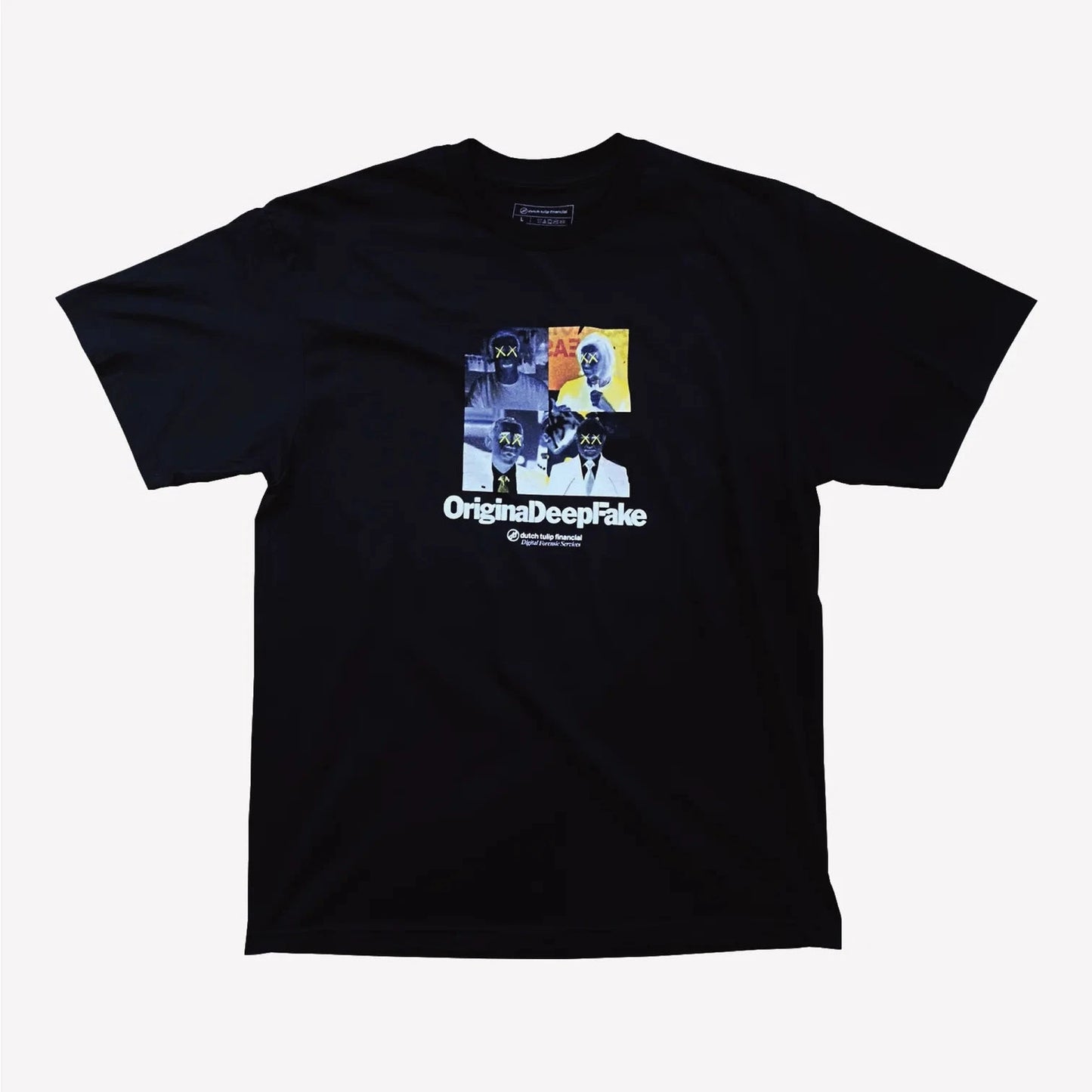 DUTCH TULIP FINANCIAL ORIGINAL DEEPFAKE TEE 'BLACK'