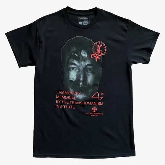 DUTCH TULIP FINANCIAL 15 MONKEYS TEE 'BLACK'
