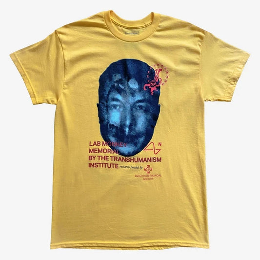 DUTCH TULIP FINANCIAL 15 MONKEYS TEE 'YELLOW'
