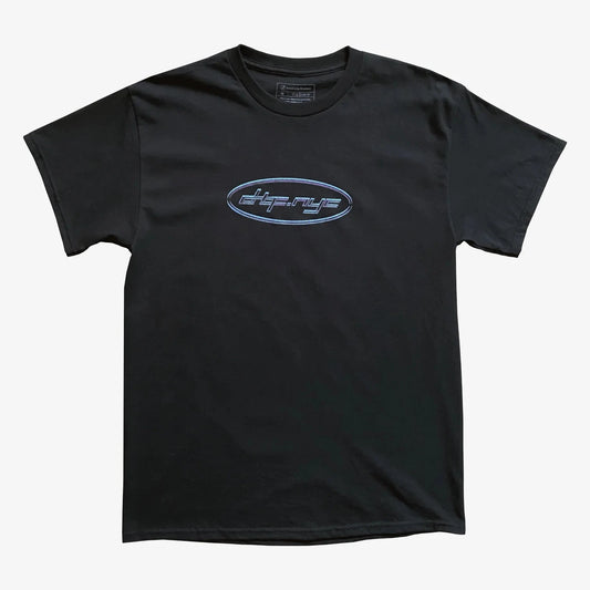 DUTCH TULIP FINANCIAL NYC CYBER LOGO TEE 'BLACK'