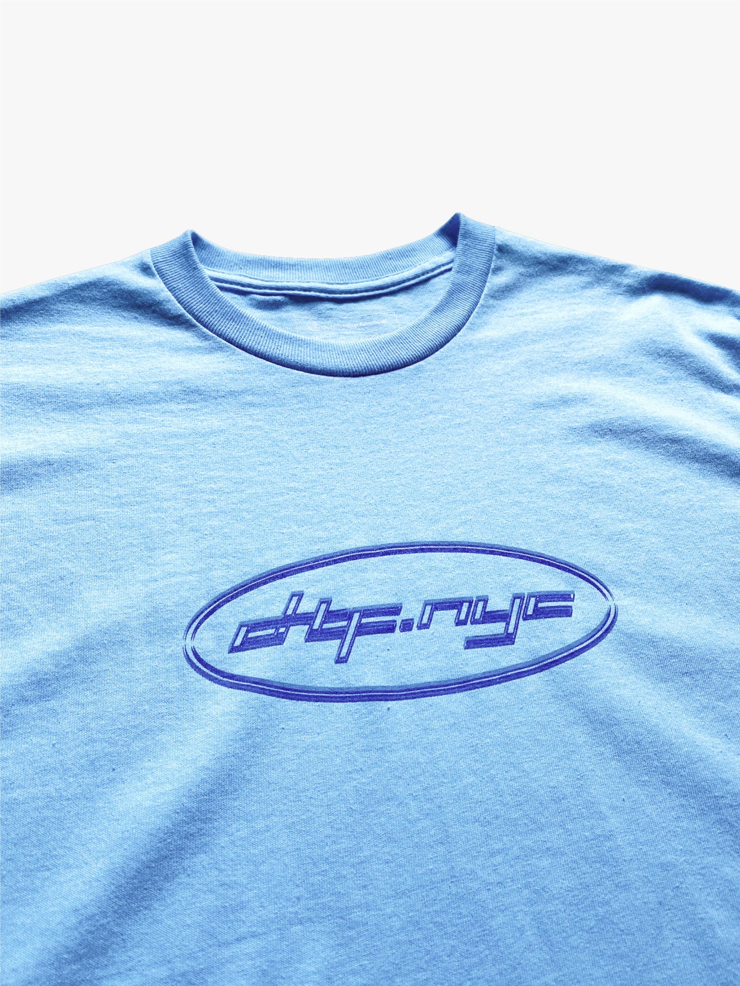 DUTCH TULIP FINANCIAL NYC CYBER LOGO TEE 'SKYBLUE'