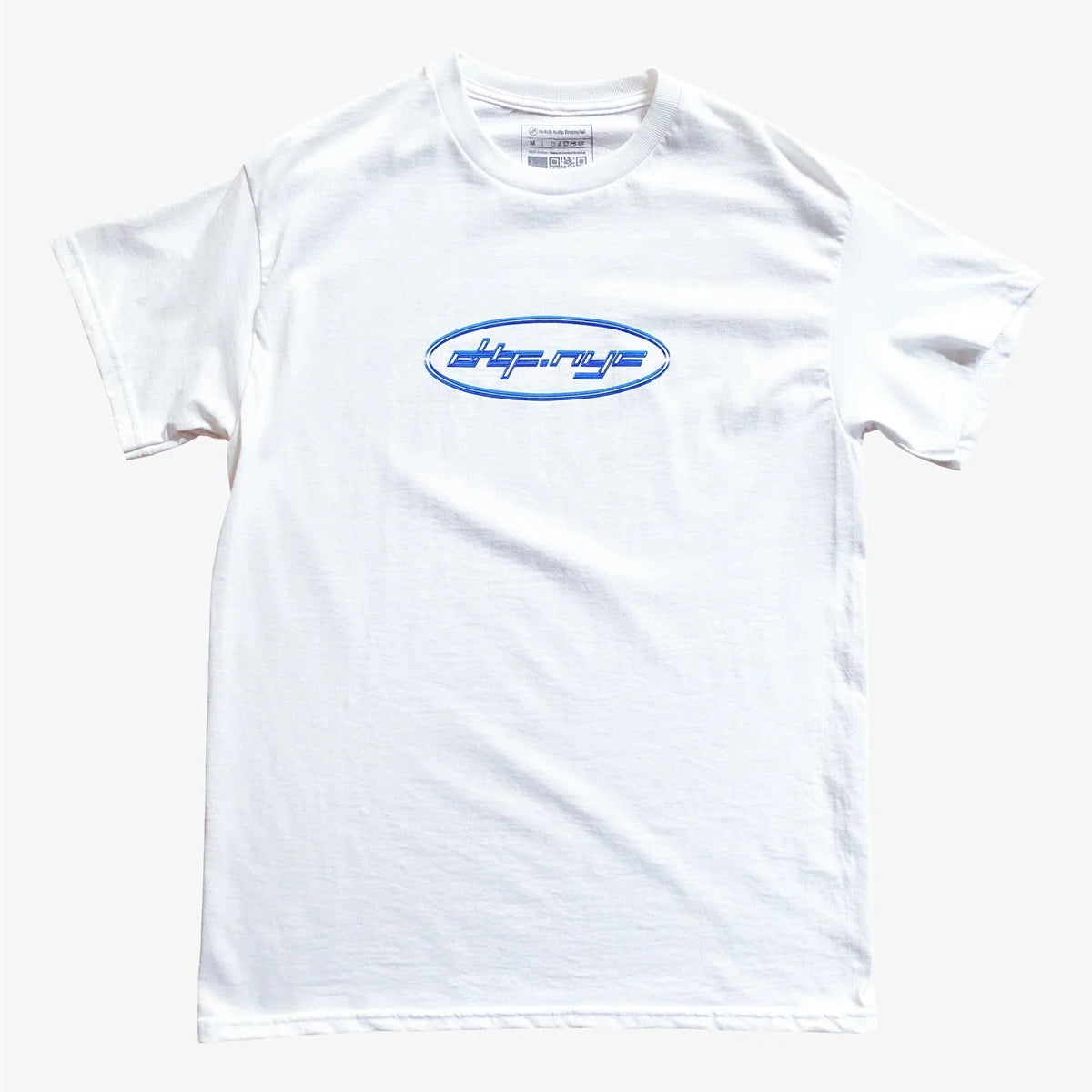 DUTCH TULIP FINANCIAL NYC CYBER LOGO TEE 'WHITE'