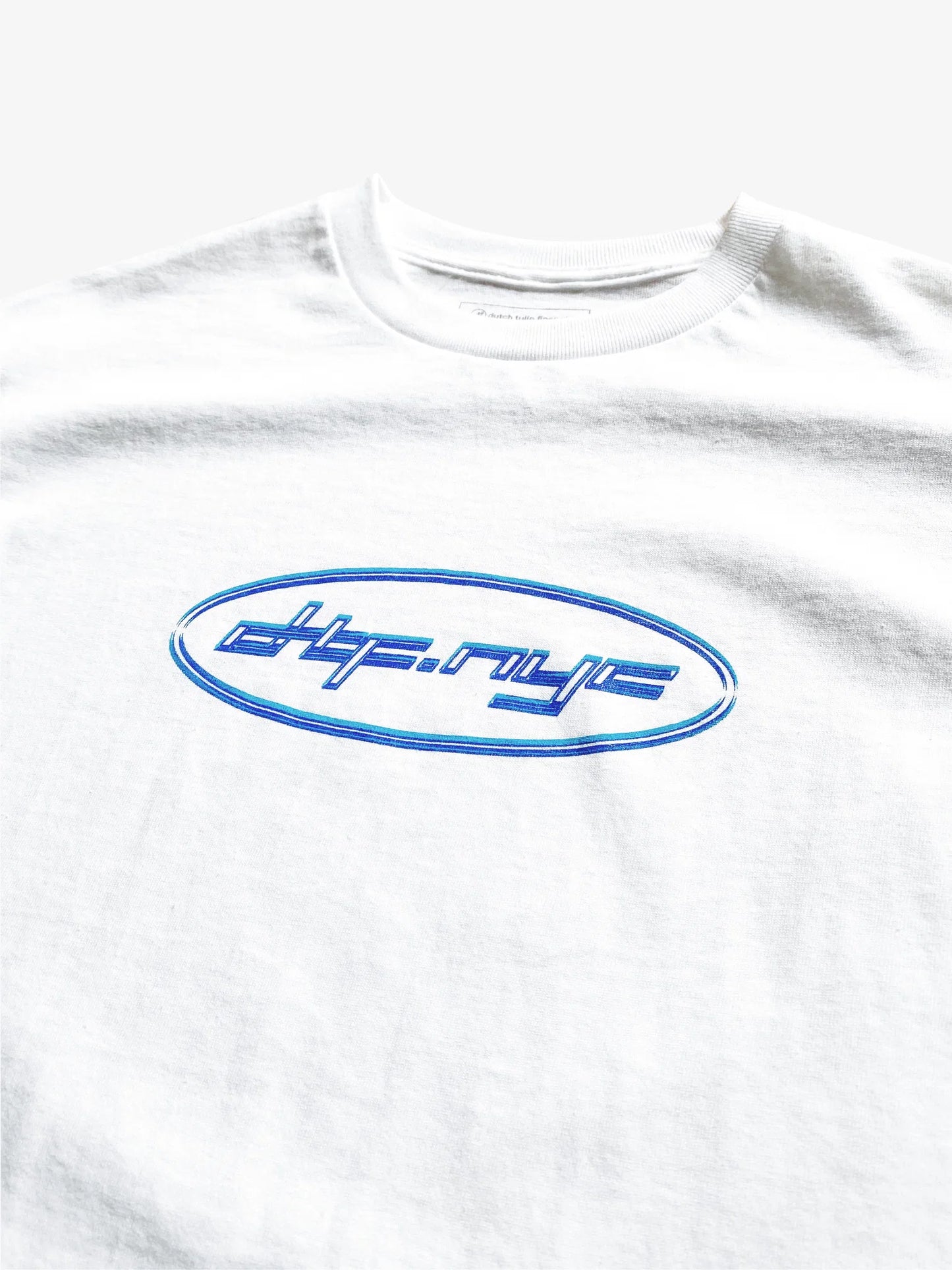 DUTCH TULIP FINANCIAL NYC CYBER LOGO TEE 'WHITE'