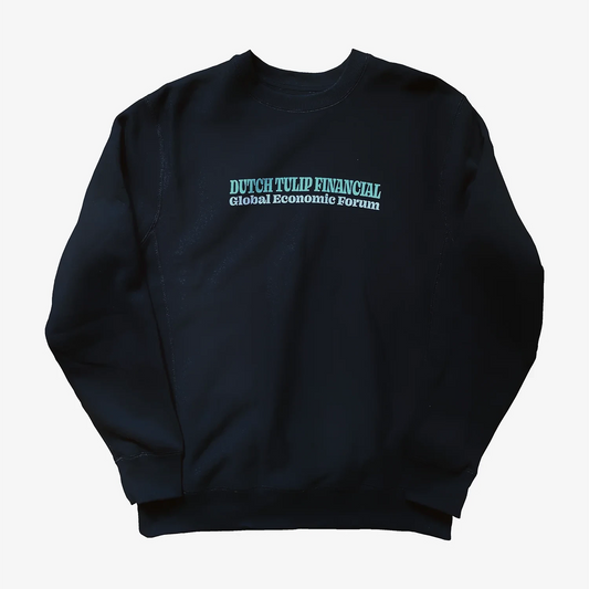 DUTCH TULIP FINANCIAL DAVOS SWEATSHIRT - BLACK