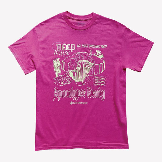 DUTCH TULIP FINANCIAL DEEP HOUSE REITS TEE 'HOT PINK'