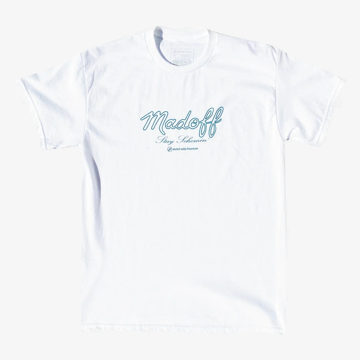 DUTCH TULIP FINANCIAL MADOFF TEE 'WHITE'