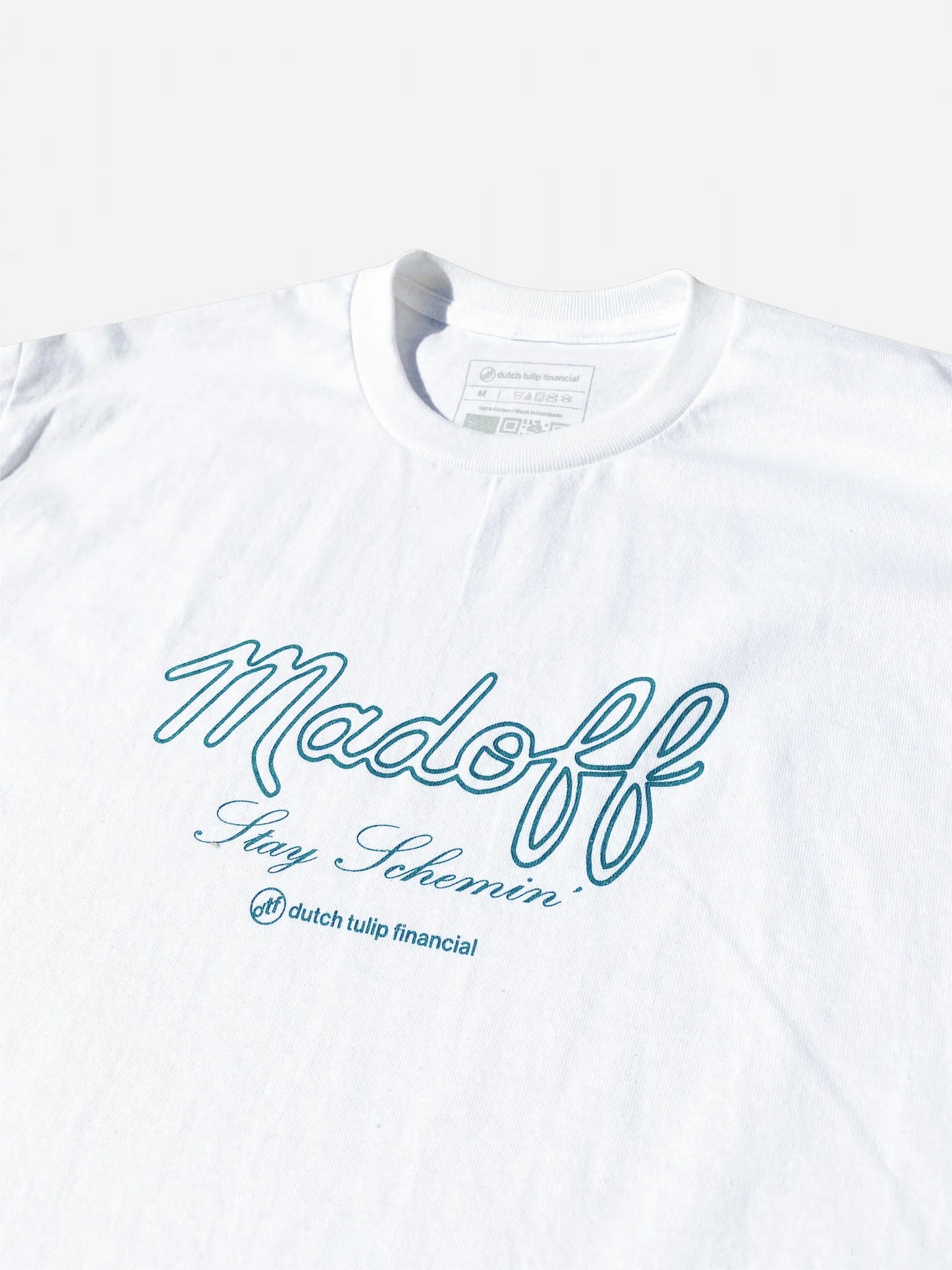 DUTCH TULIP FINANCIAL MADOFF TEE 'WHITE'