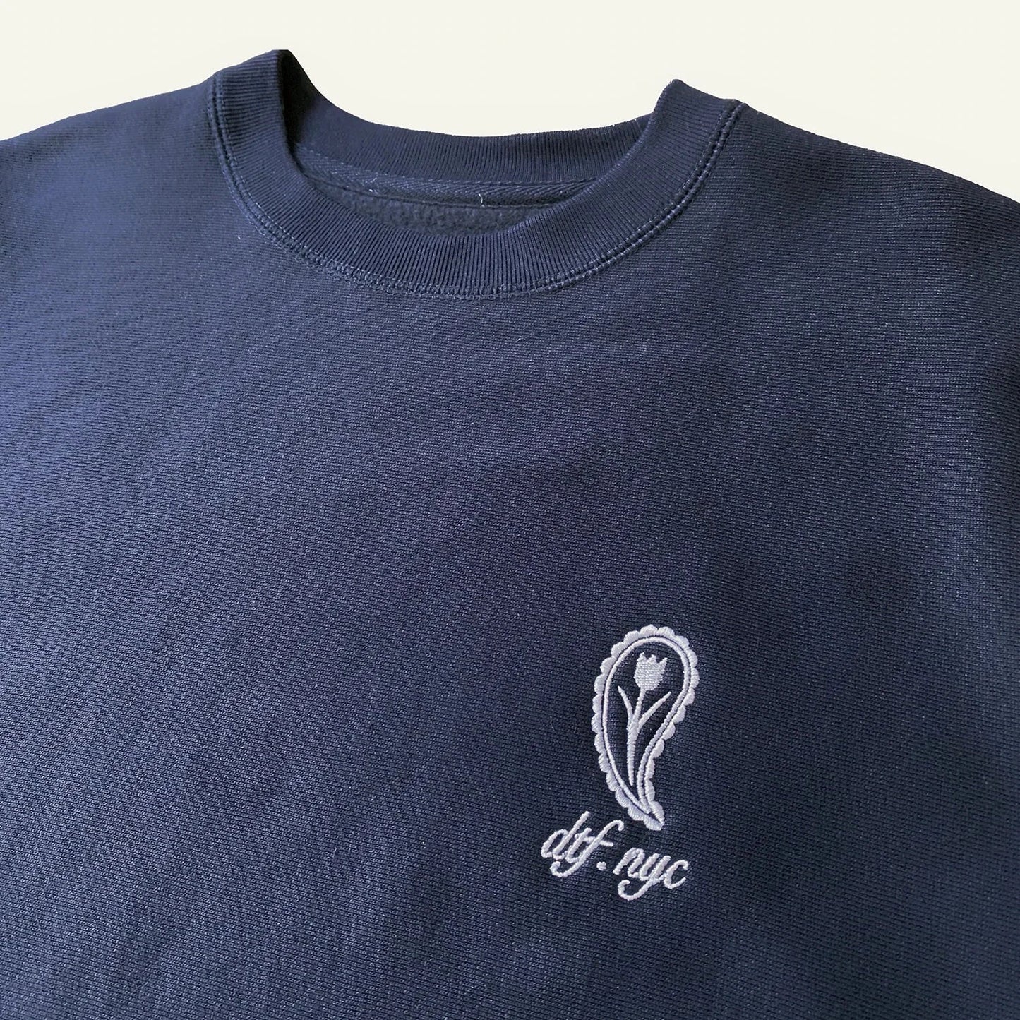DUTCH TULIP FINANCIAL PAISLEY TULIP SWEATSHIRT NAVY