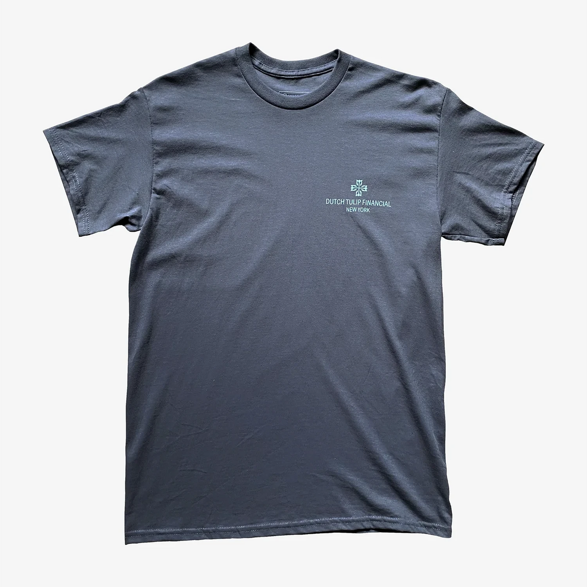 DUTCH TULIP FINANCIAL TIMEPIECE TEE 'CHARCOAL'