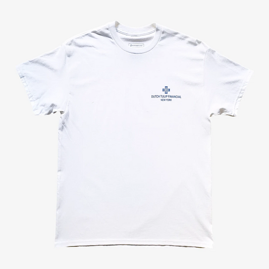 DUTCH TULIP FINANCIAL TIMEPIECE TEE 'WHITE'