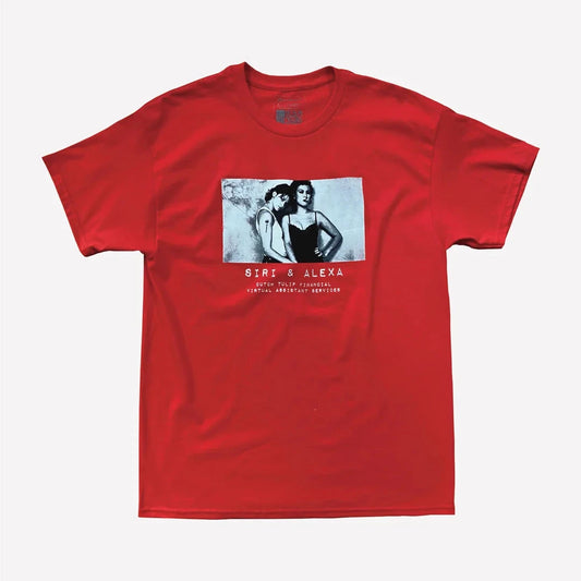 DUTCH TULIP FINANCIAL SIRI & ALEXA TEE 'RED'